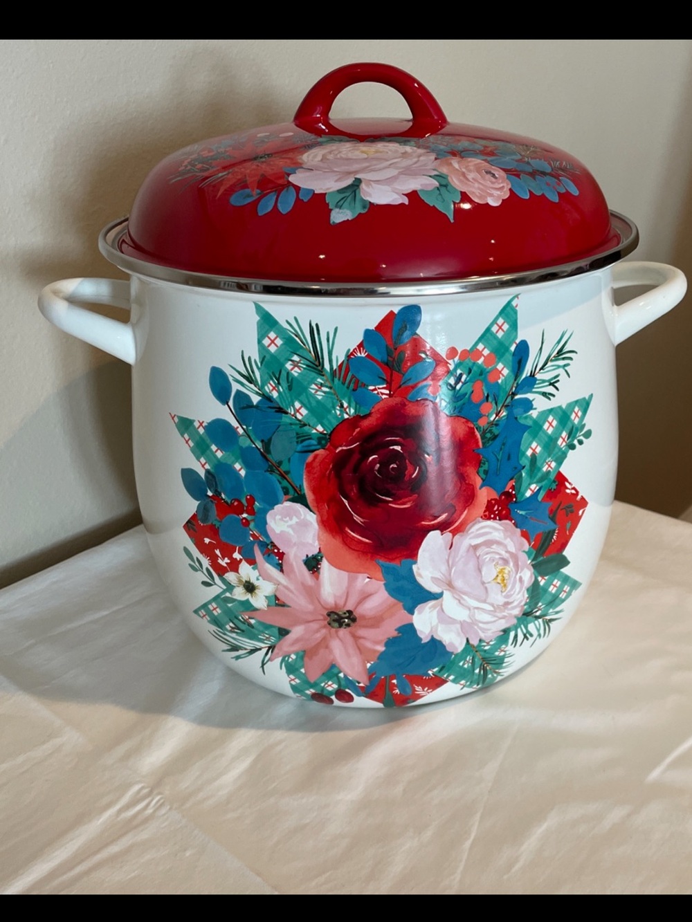The Pioneer Woman Wishful Winter 12 Quart Stockpot
